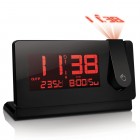 Slim Projection Clock with Indoor & Outdoor Temperature
