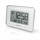 GLAZE Digital Wall Clock - white