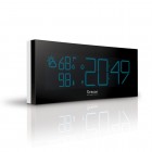 Réveil météo Prysma Chrome Blanc