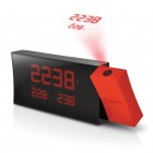 Réveil Projecteur Design avec température - PRYSMA R (Rouge)