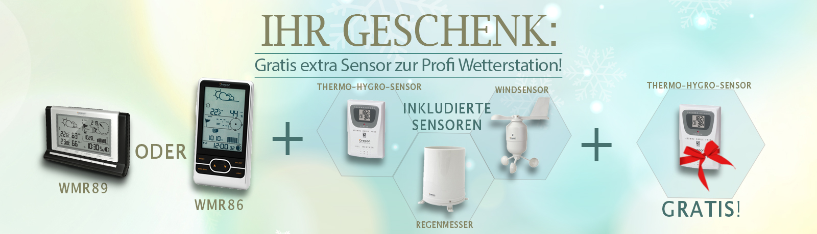 Gratis Sensor zur Wetterstation