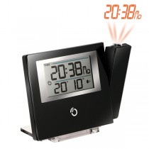 Orologio radiocontrollato con proiezione - nero
