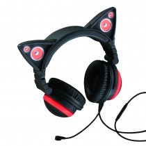 Axent Wear Cat Ear Headphones - Red 1