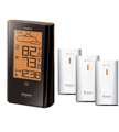 Elements Wetterstation mit Funkuhr und 2 extra Sensoren