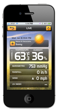 Anywhere Weather Kit Smart Phone Live Weather screenshot